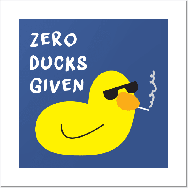 Zero Ducks Given Wall Art by PK Halford